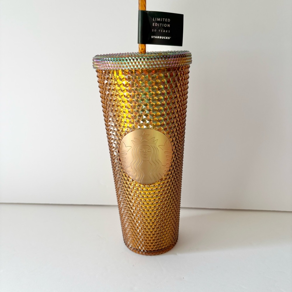 Starbucks‎ Gold 50th Anniversary Venti Tumbler Cup